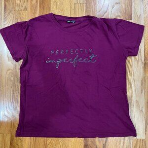 Womens Size Small Perfectly Imperfect purple top